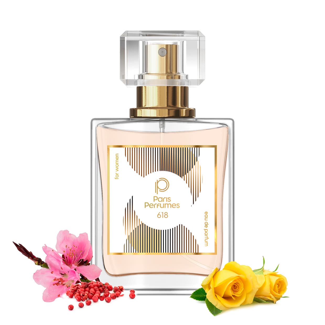 Paris Perfumes N° 618 - 21% | zamiennik Carolina Herrera 212 Vip Rose - 30 ml