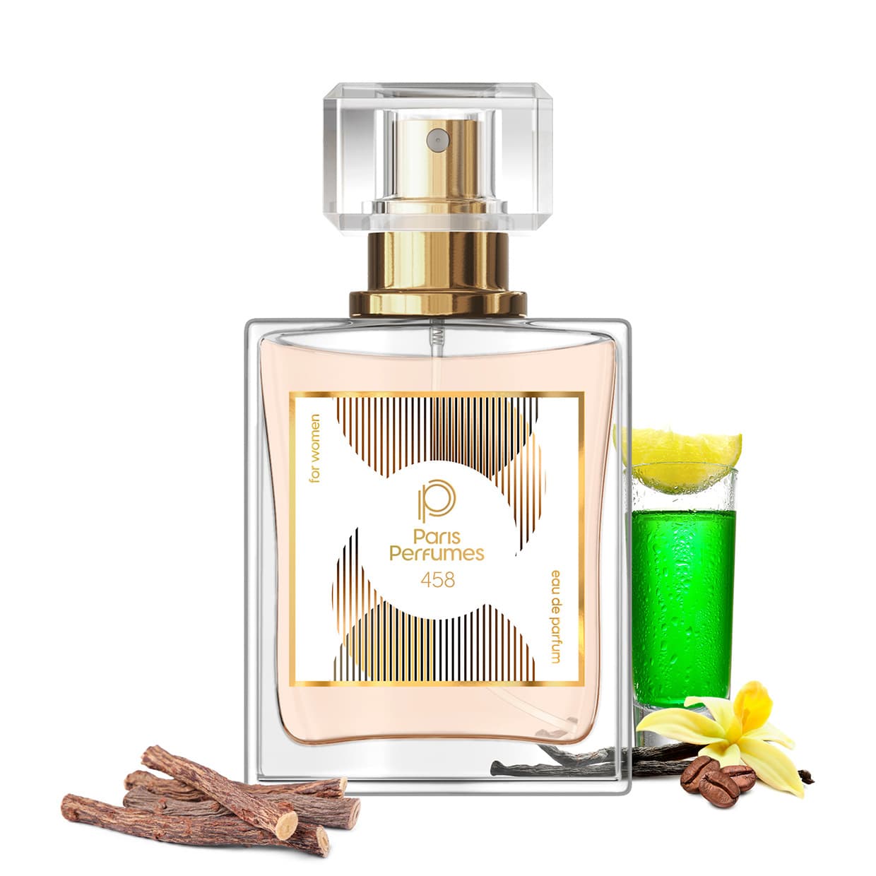 Paris Perfumes N° 458 - 21% | zamiennik Yves Saint Laurent Black Opium Intense - 30 ml