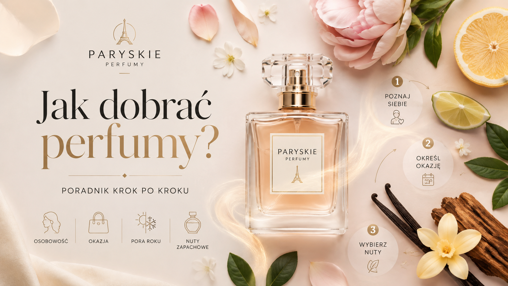 Jak dobrać perfumy? Poradnik krok po kroku